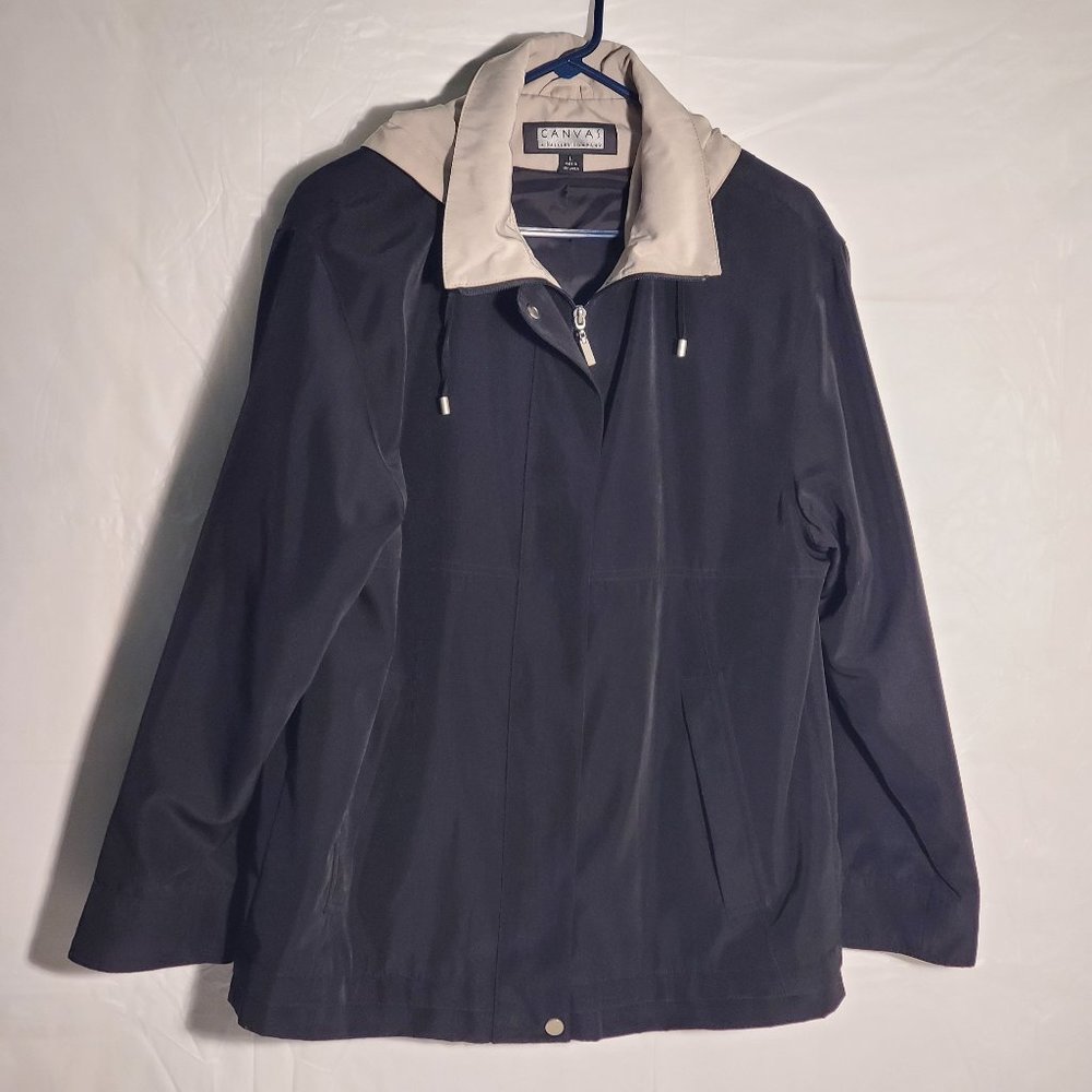 N W/OUT TAGS WOMEN'S CANVAS RAIN/TRENCH COAT